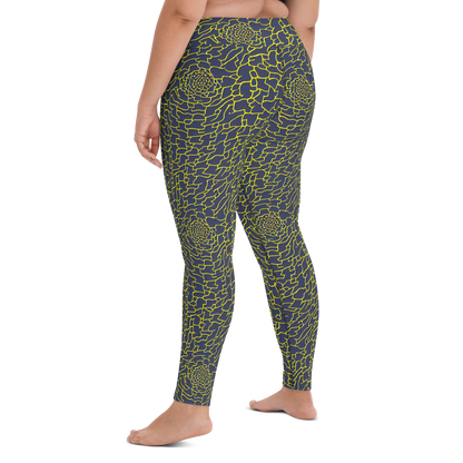 Yoga Leggings - Nightshade Maze