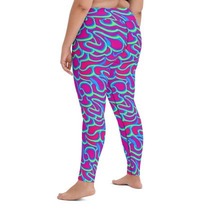 Yoga Leggings - Aquatic Ember