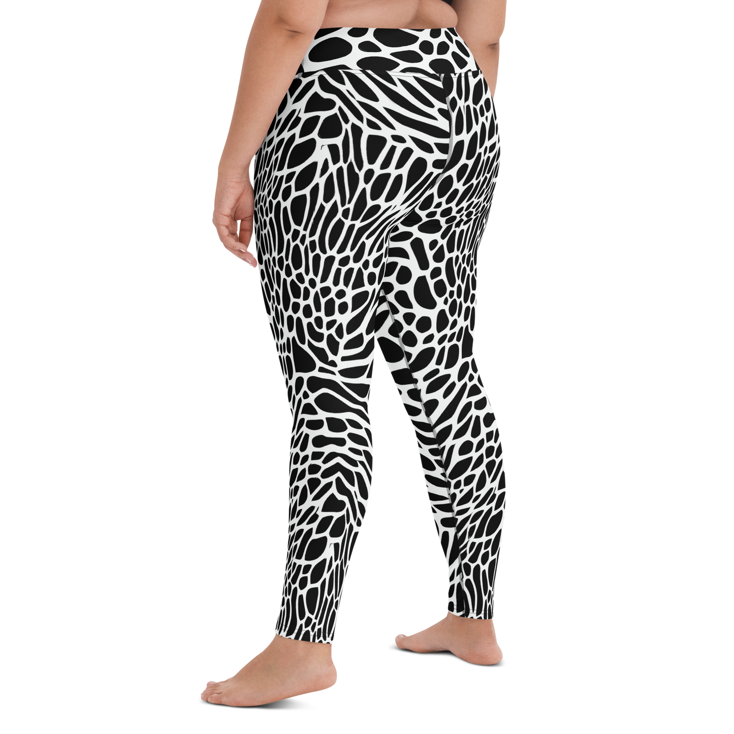 Yoga Leggings - Monochrome Mystique