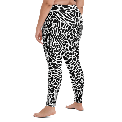 Yoga Leggings - Monochrome Mystique