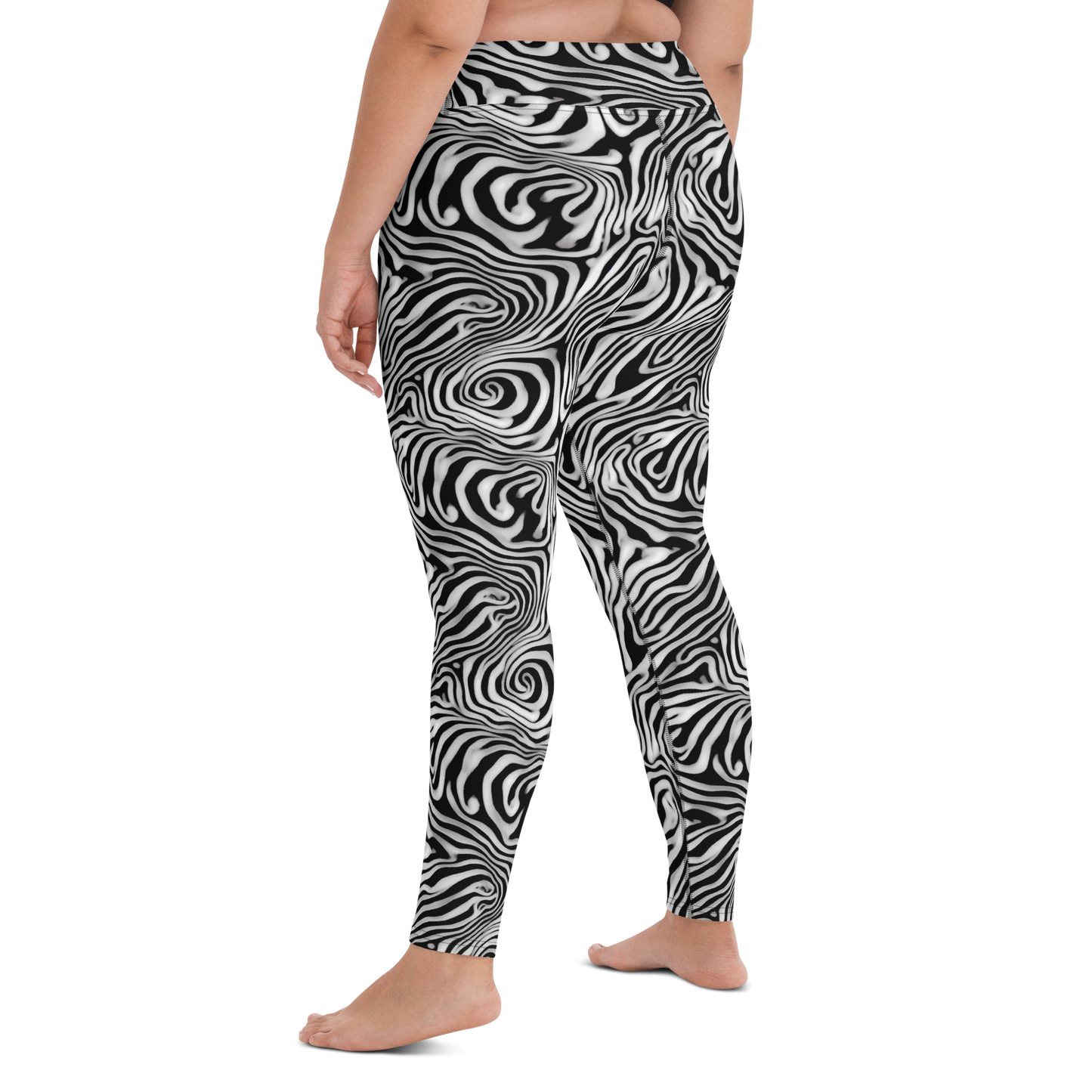 Yoga Leggings - Warped Cosmos