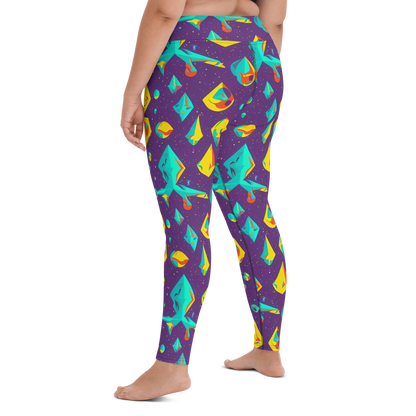 Yoga Leggings - Cascading Prism