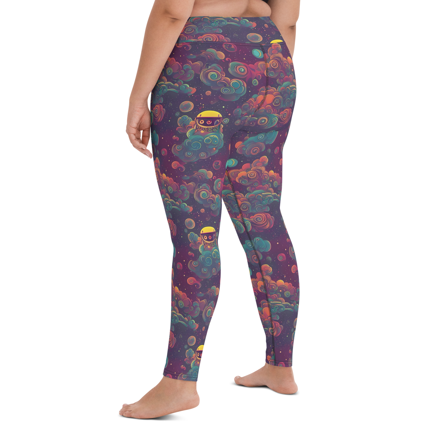 Yoga Leggings - Nebula Dreamscape