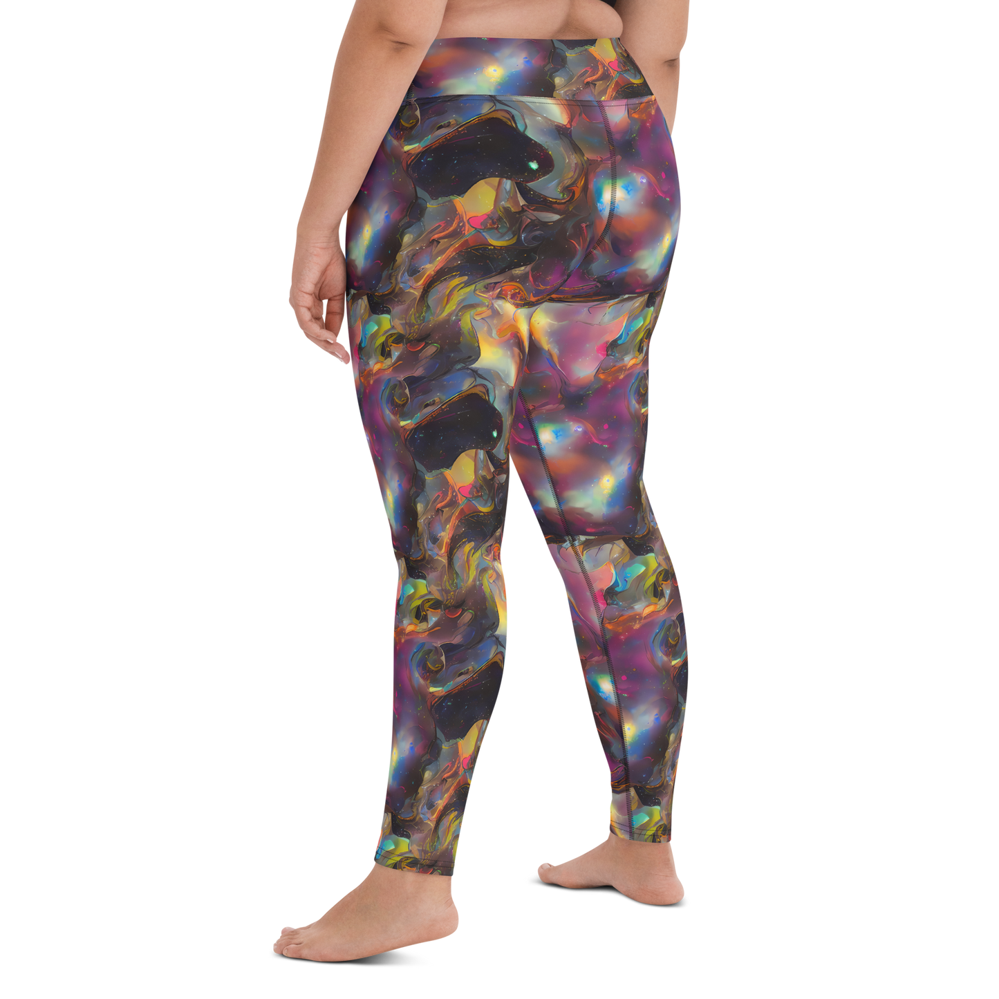 Yoga Leggings - Cosmic Fusion