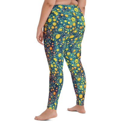 Yoga Leggings - Starry Orbits