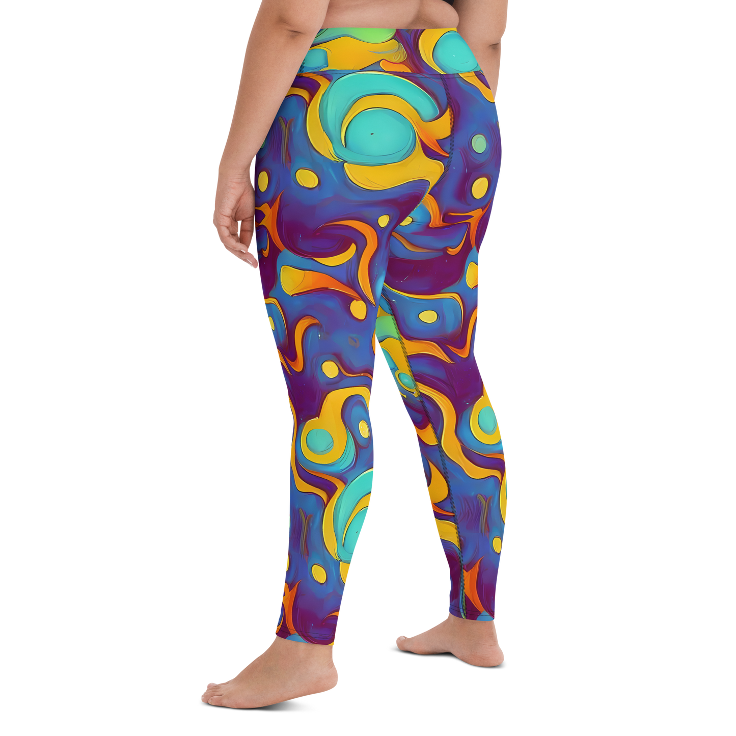 Yoga Leggings - Pelton Swirl