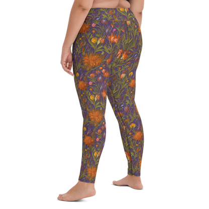 Yoga Leggings - Botanical Nebula