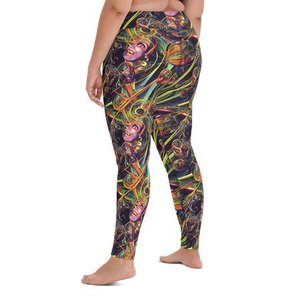 Yoga Leggings - Psychedelic Deep Space