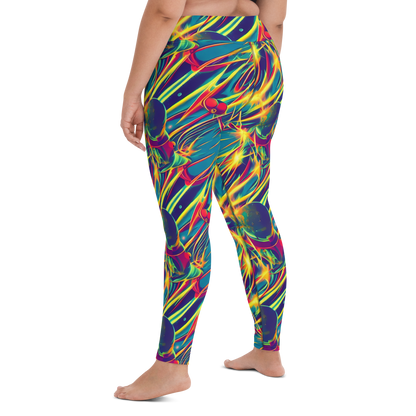 Yoga Leggings - Cosmic Inferno