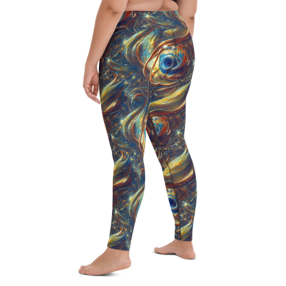 Yoga Leggings - Celestial Vortex