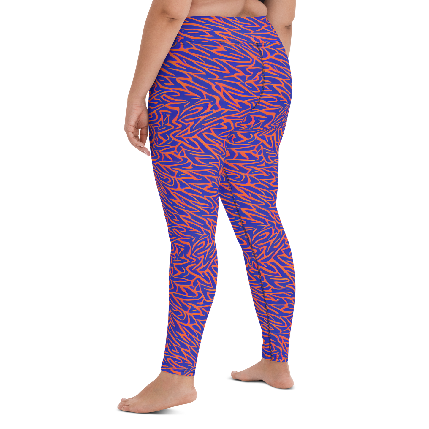 Yoga Leggings - Sapphire Swirl