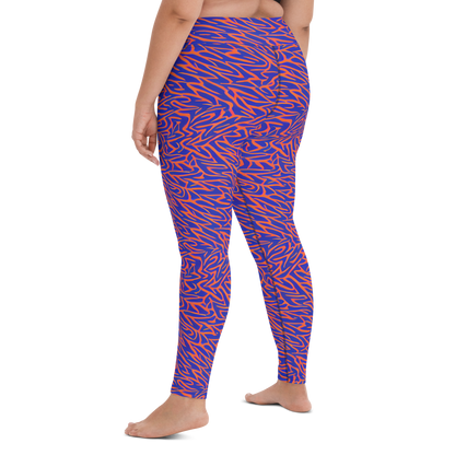 Yoga Leggings - Sapphire Swirl