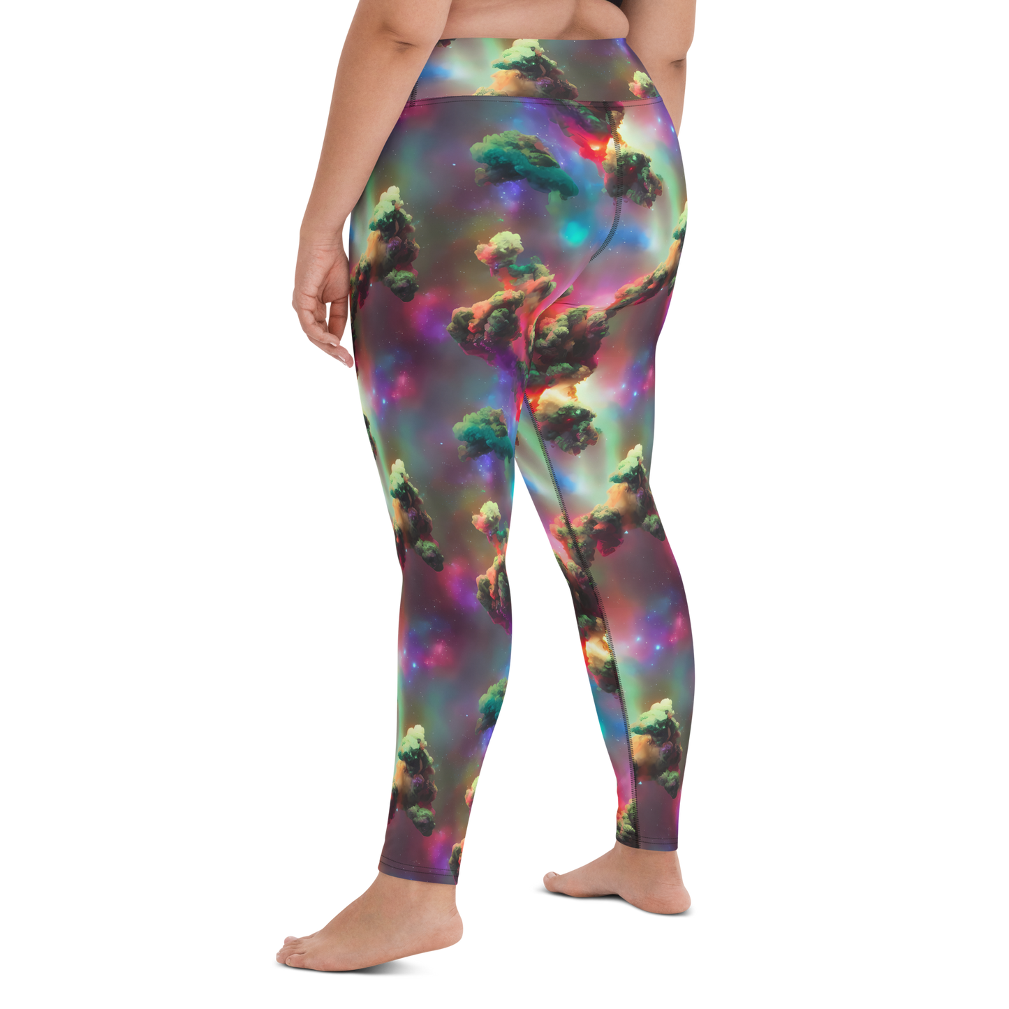 Yoga Leggings - Nebula Dreams