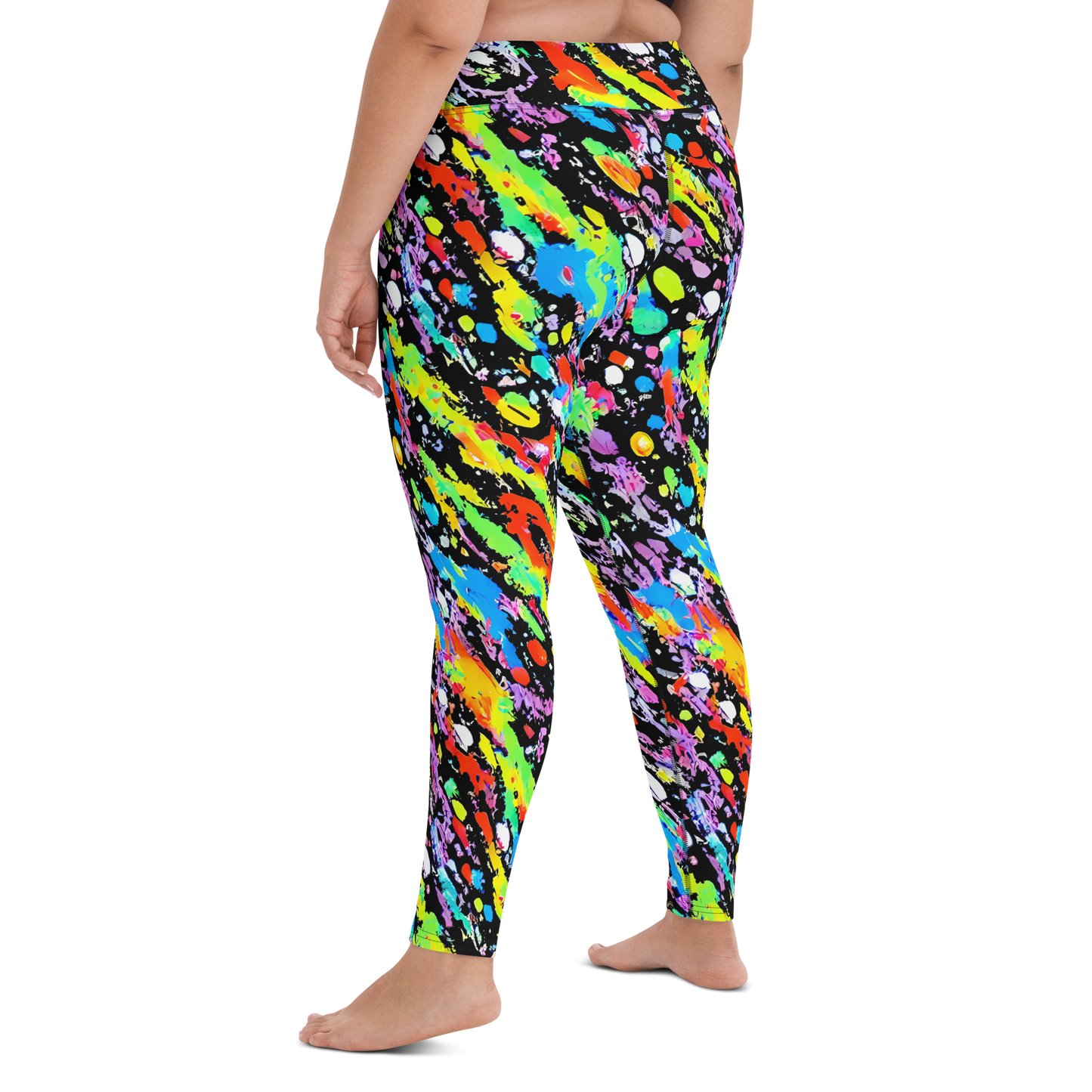 Yoga Leggings - Pollock Pulse