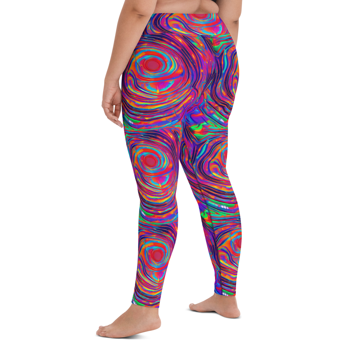 Yoga Leggings - Quantum Spiral