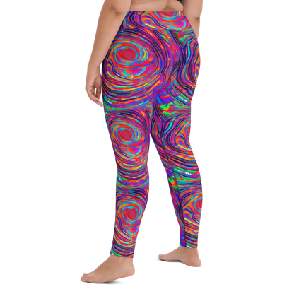 Yoga Leggings - Quantum Spiral