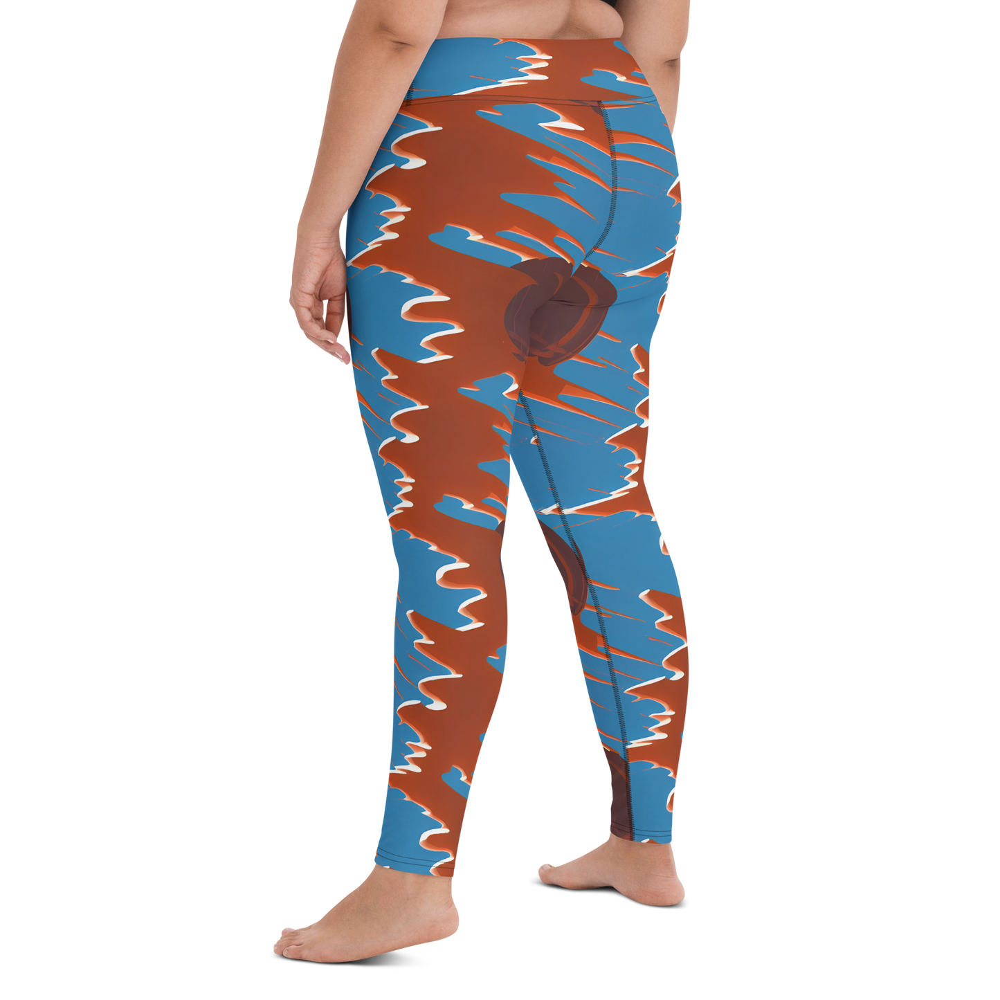 Yoga Leggings - Desert Vortex