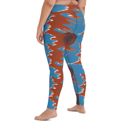 Yoga Leggings - Desert Vortex