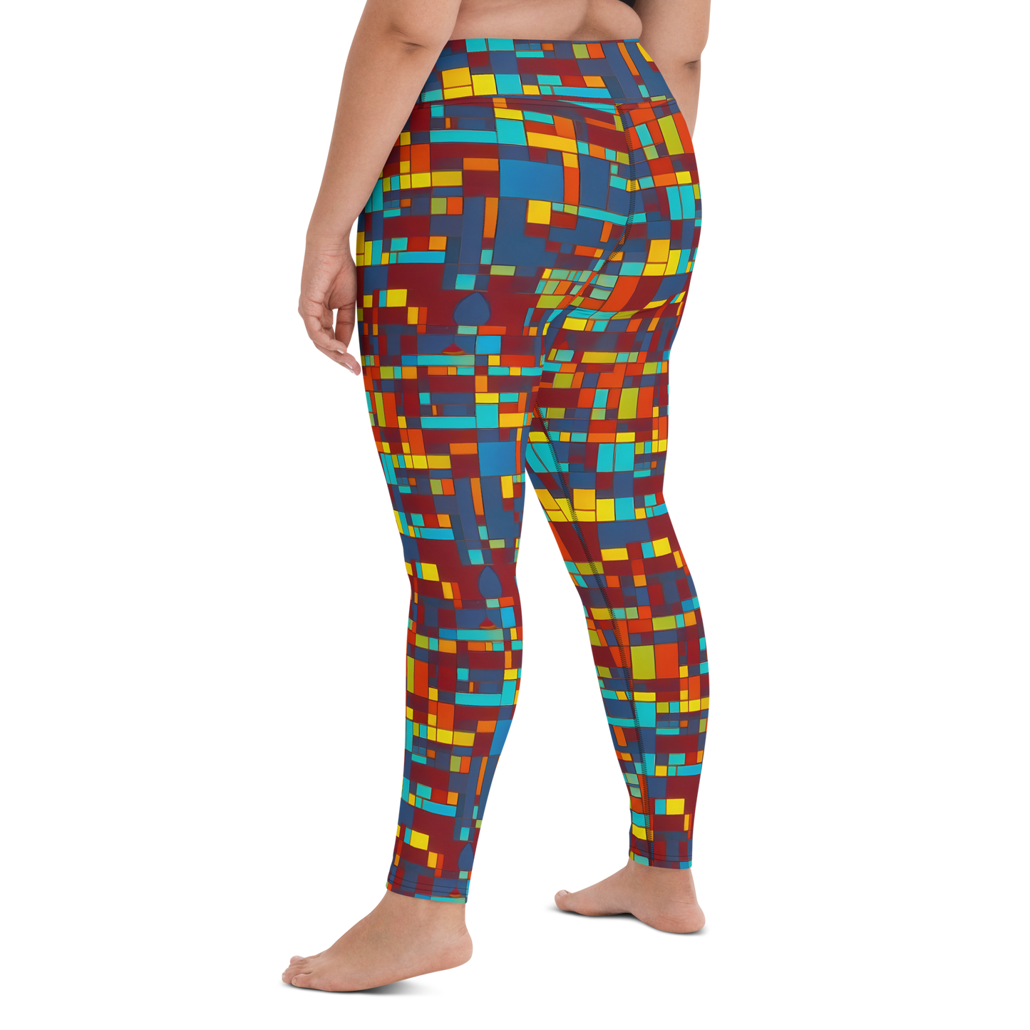 Yoga Leggings - Astral Grid