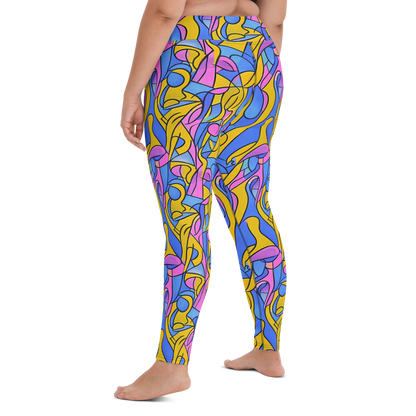 Yoga Leggings - Cosmic Curves