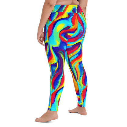 Yoga Leggings - Stael Swirls