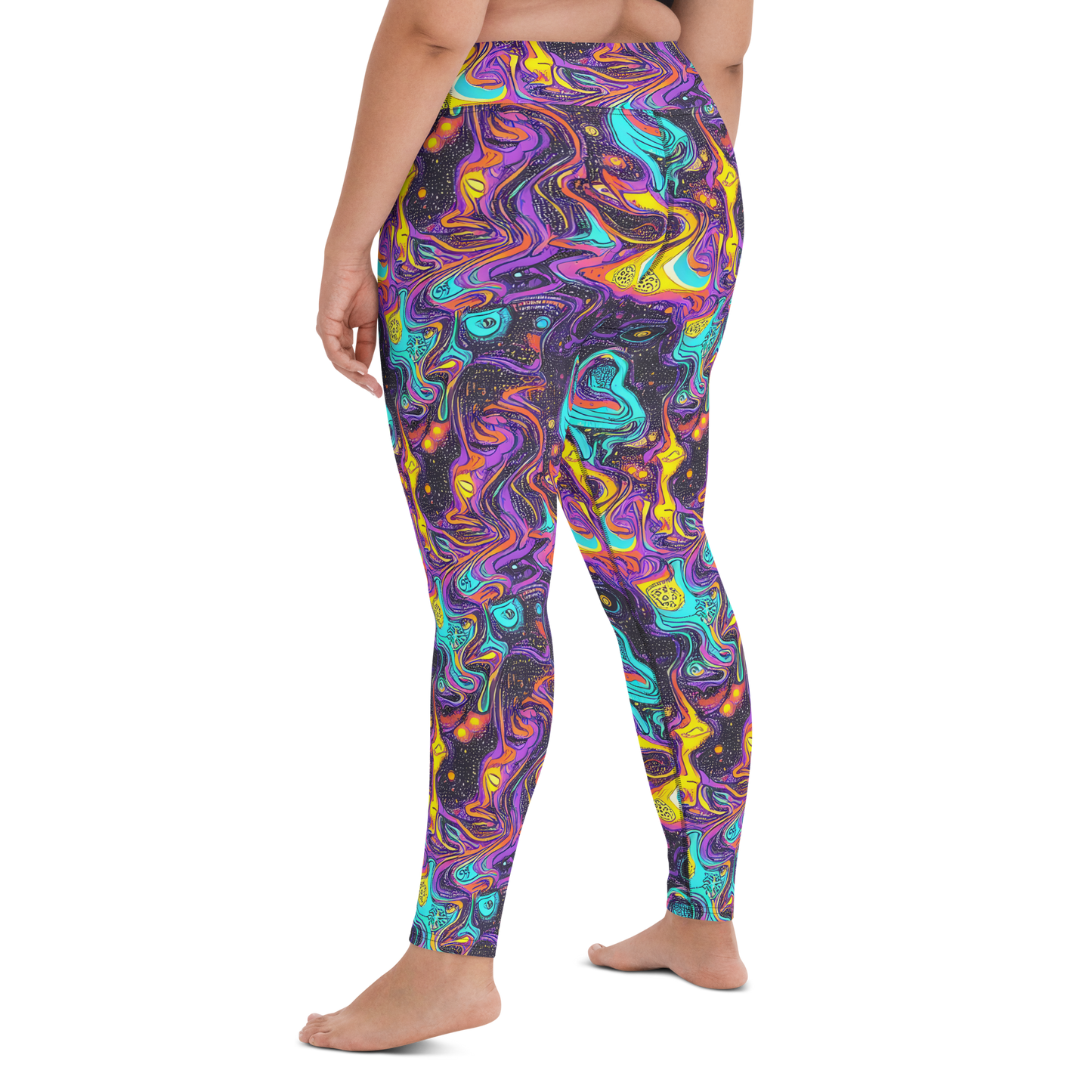 Yoga Leggings - Hutty Nebula