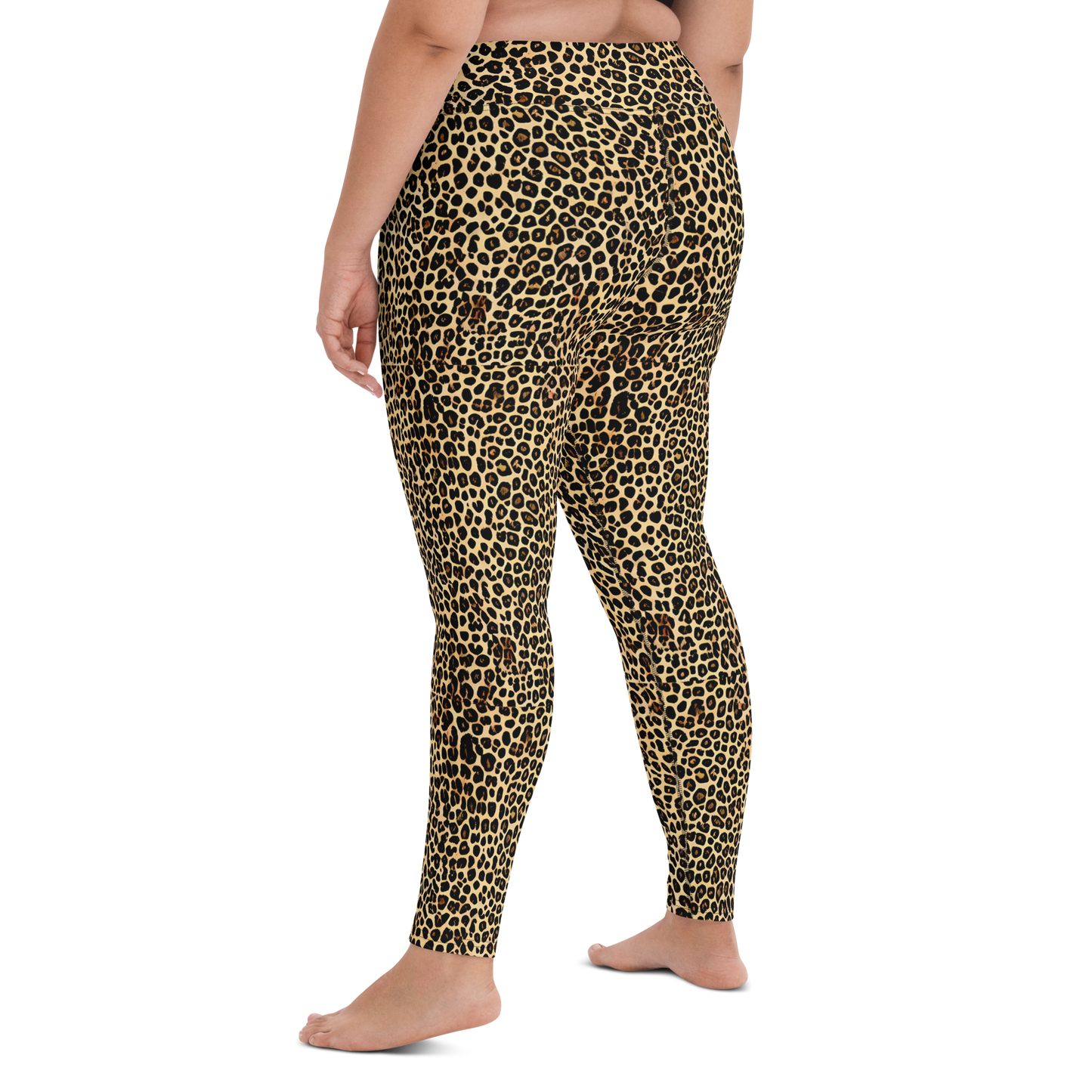 Yoga Leggings - Cheetah Mosaic