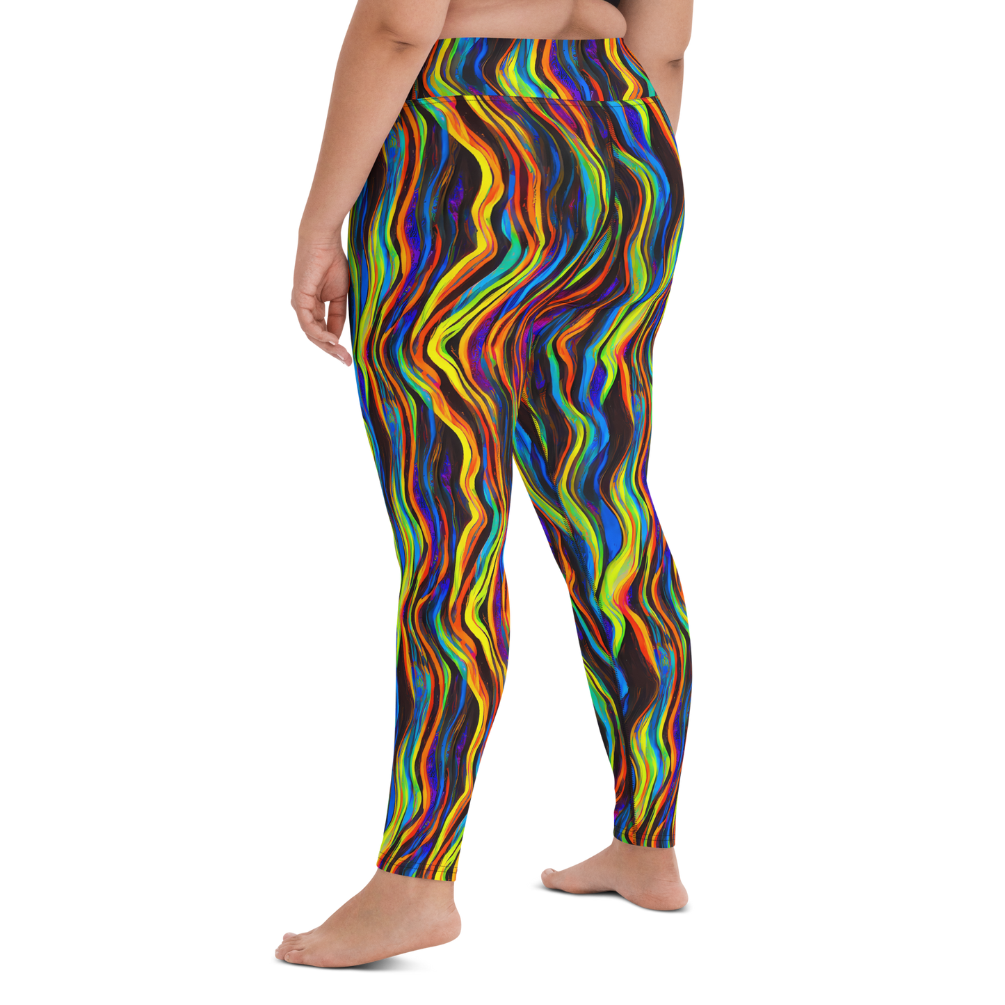 Yoga Leggings - Celestial Waves