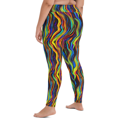 Yoga Leggings - Celestial Waves