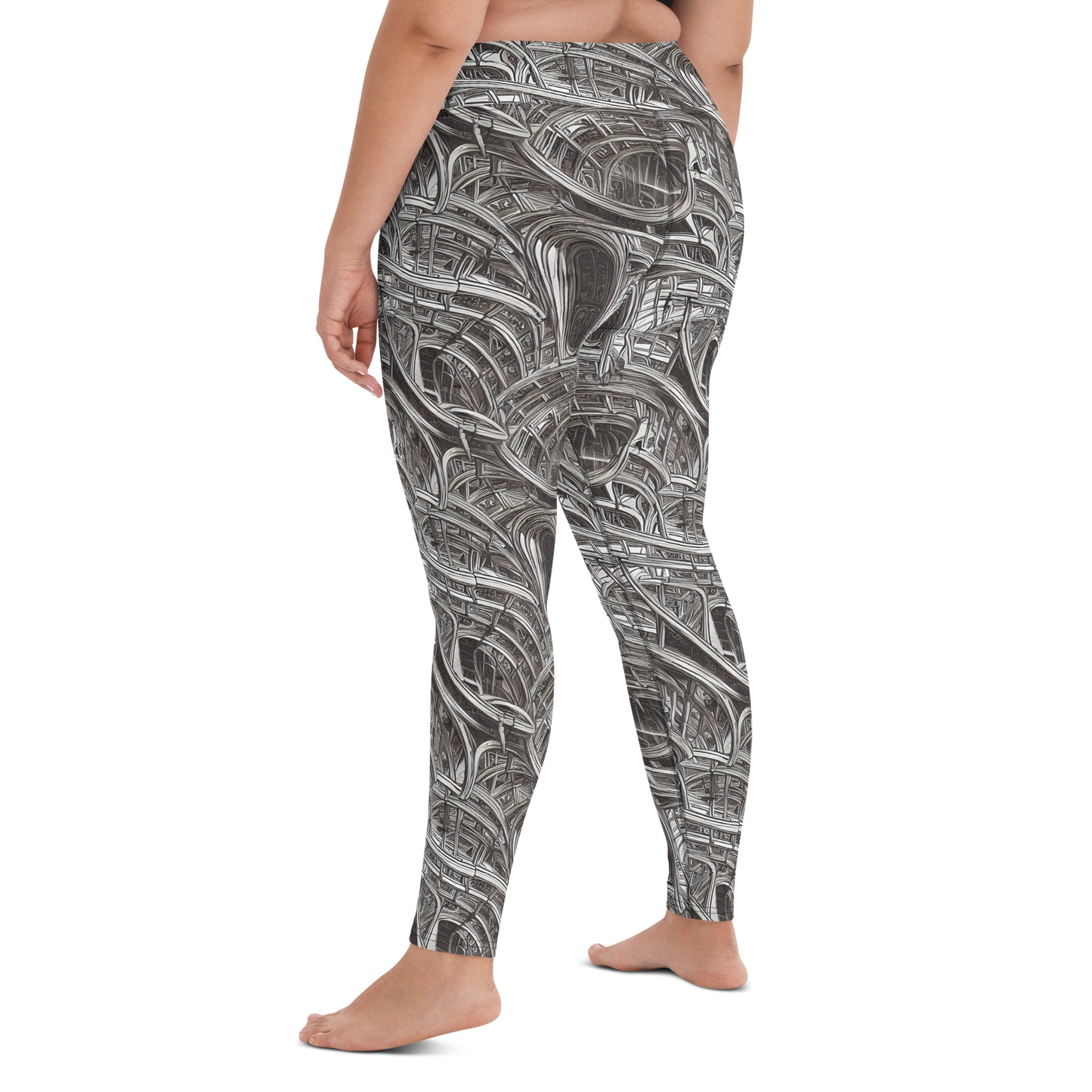 Yoga Leggings - Piranesi's Dream