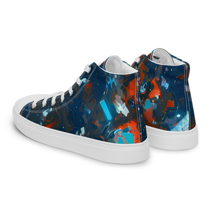 Women's High Top Canvas Shoes - Ghenie's Whirl