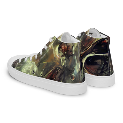 Women's High Top Canvas Shoes - Chaos Crescendo