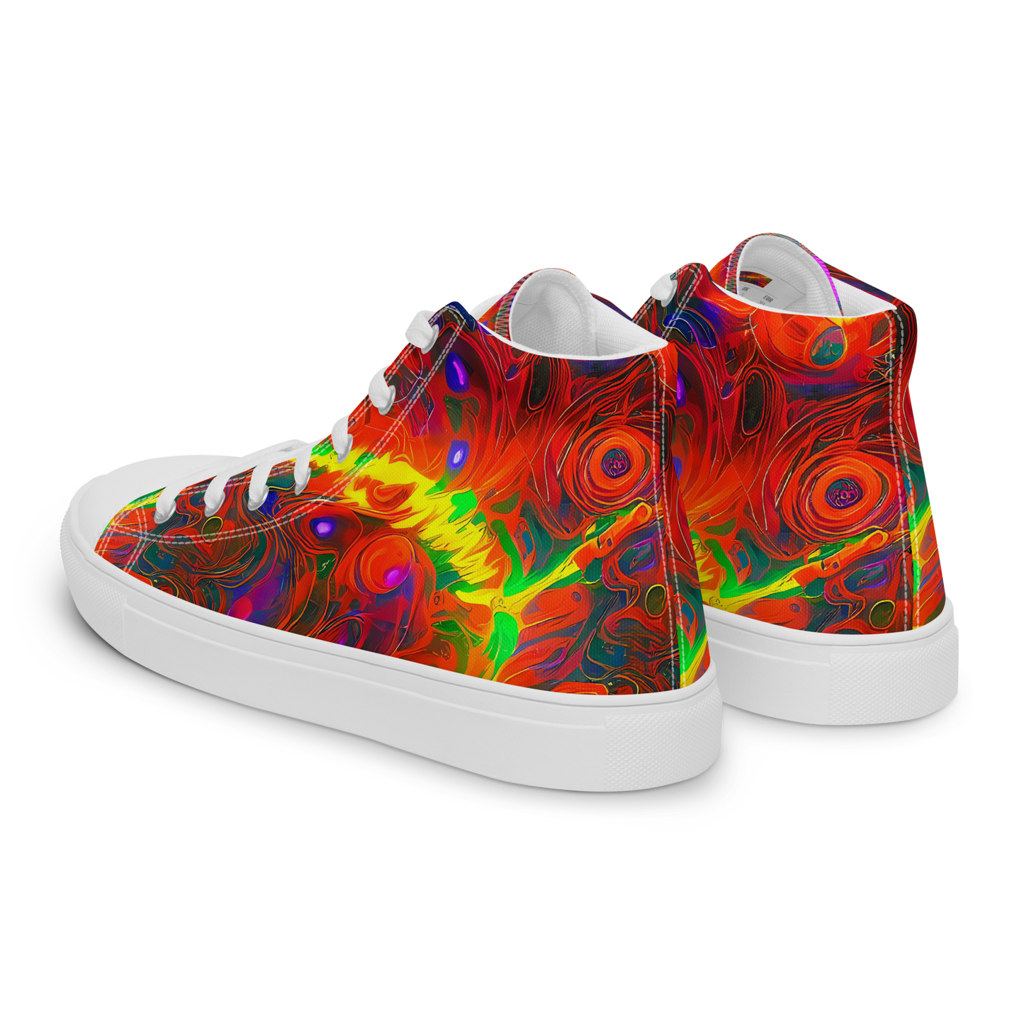 Women's High Top Canvas Shoes - Blampied Blaze