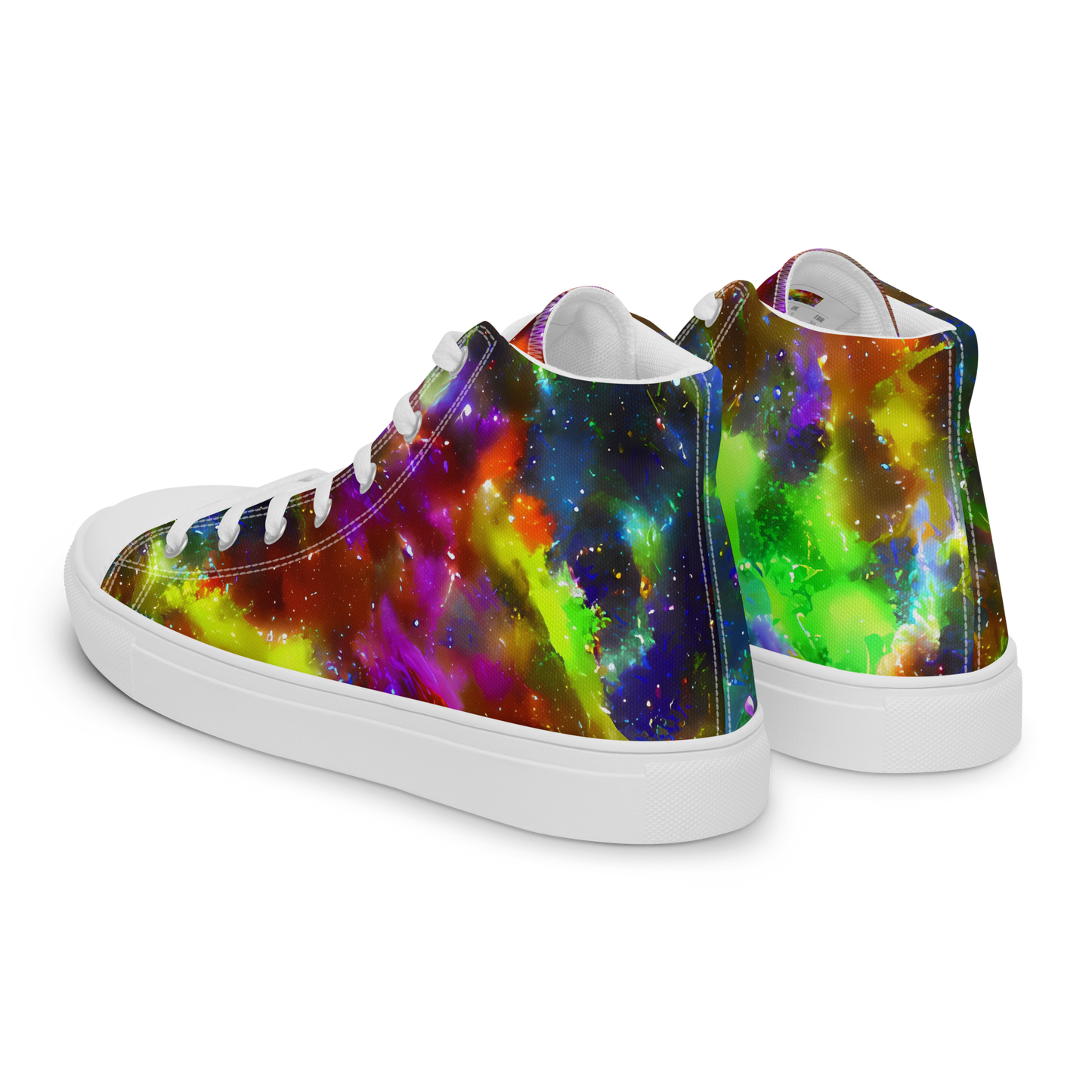 Men's High Top Canvas Shoes - Neer Nebula