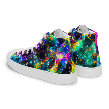 Men's High Top Canvas Shoes - Blythe Nebula