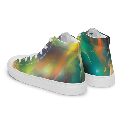 Men's High Top Canvas Shoes - Cheng Wallis Whirl