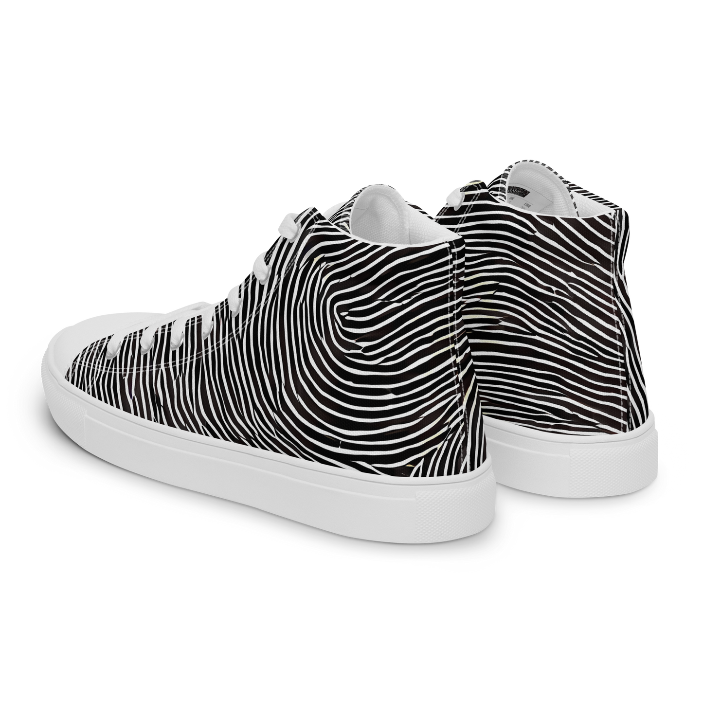 Women's High Top Canvas Shoes - Silent Currents