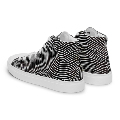 Women's High Top Canvas Shoes - Silent Currents