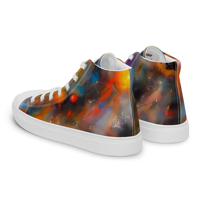 Women's High Top Canvas Shoes - Ethereal Eclat