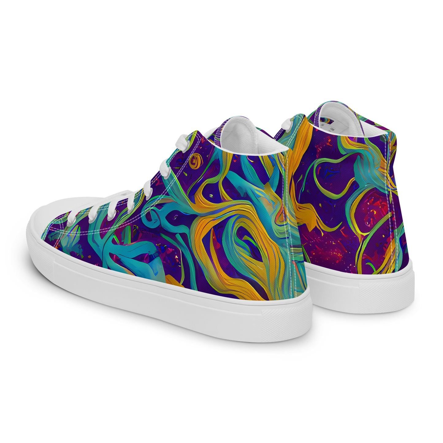 Women's High Top Canvas Shoes - Etherial Entwine
