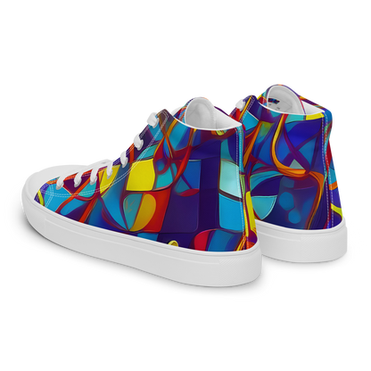 Men's High Top Canvas Shoes - Flickering Dreams