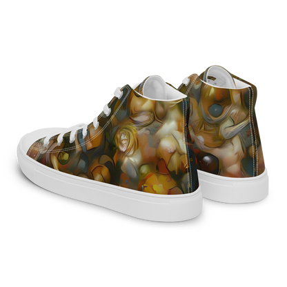 Men's High Top Canvas Shoes - Cryptic Canvas