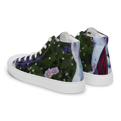 Women's High Top Canvas Shoes - Hip, Sharp Focus, Beautiful