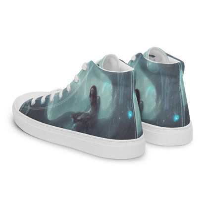 Women's High Top Canvas Shoes - Liquid Serenity