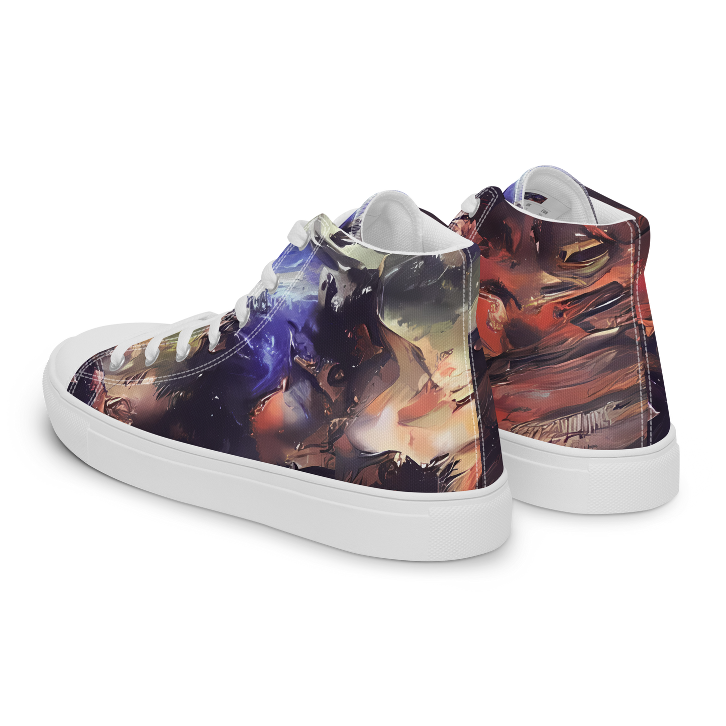 Women's High Top Canvas Shoes - Twisted Terra
