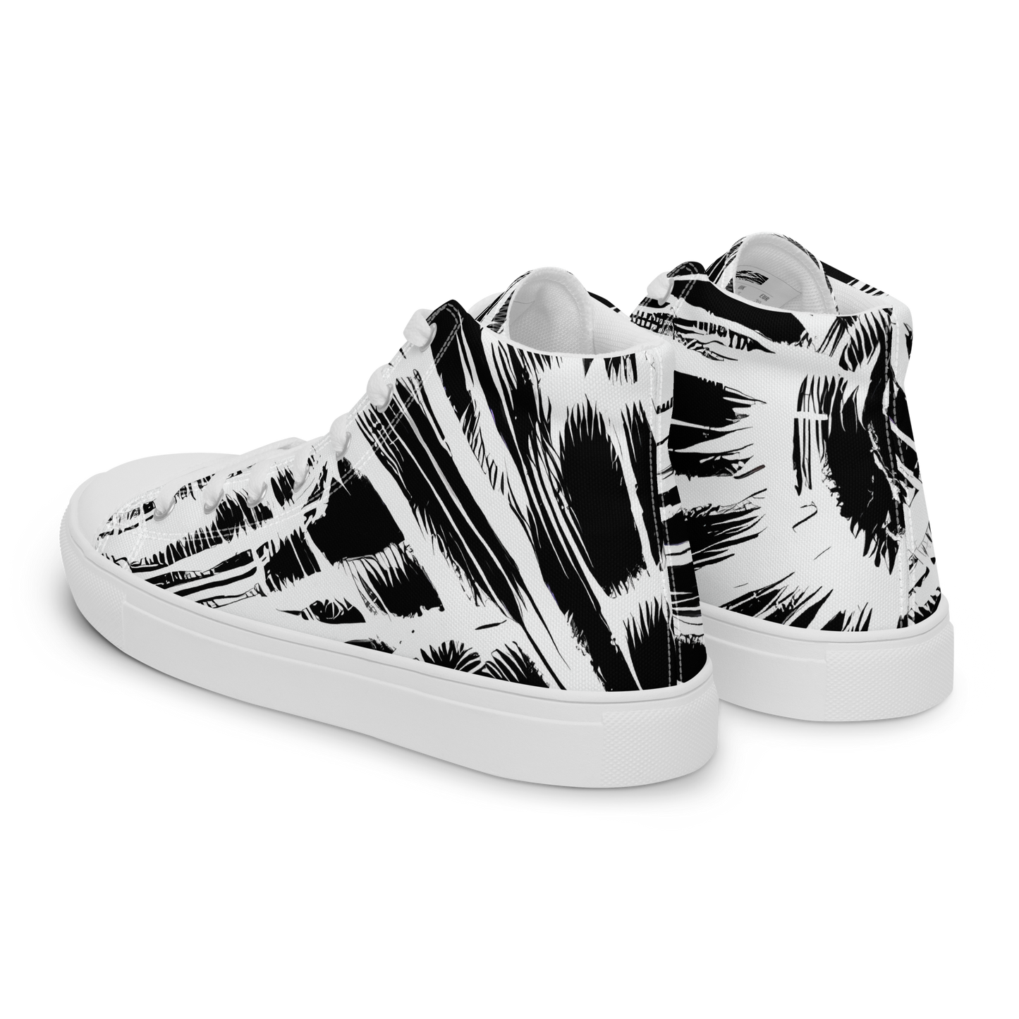 Women's High Top Canvas Shoes - Silent Thunder