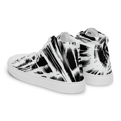 Women's High Top Canvas Shoes - Silent Thunder