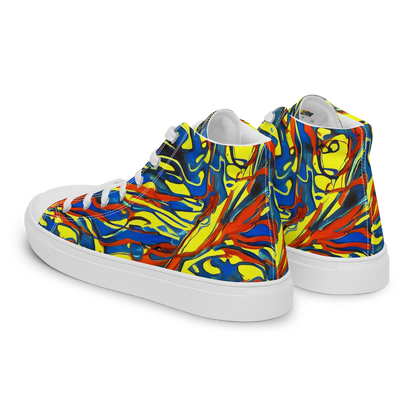 Men's High Top Canvas Shoes - Cyberflow Circuit