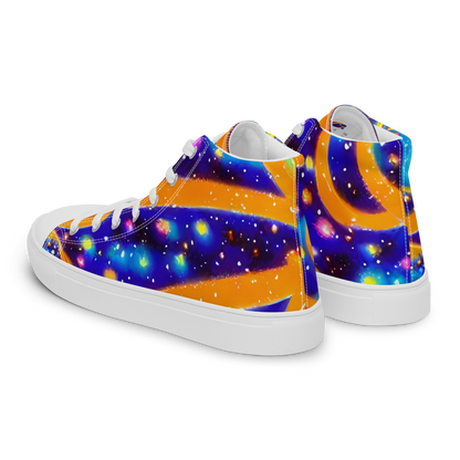 Men's High Top Canvas Shoes - Epic Orbit
