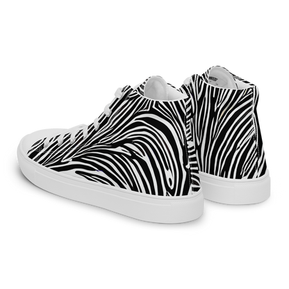 Women's High Top Canvas Shoes - Morgan's Strata